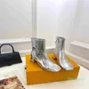 2023-Latest Brand Shoes V-shaped Thick Heel Short Boots Classic Versatile Casual Shoes Fashion Boots