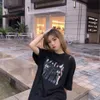 Hip Hop Streetwear HARAJUKU T SHIRT Girl Kanji Print Tshirt 2023cc Summer Mens Bawełniana T -shirt S -4xl PDD