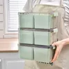 Lagerung Flaschen Kühlschrank Organizer Obst Ei Kühlschrank Box PET Container Lebensmittel Frischhalten Speisekammer Küche