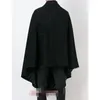 Men's Wool Autumn And M-4xl Winter Models Long Men's Cloak Shawl Woolen Coat Loose Single-breasted Tide Shirt