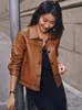 Women's Leather 2023 Sheepskin Jackets Women Spring Autumn Real Clothes For Ladies Learher Coats Female