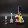 4,7 inch onbreekbare siliconen bong rookpijp waterpijp waterpijp bong bubbler