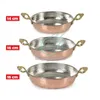 Pentole Rame Set Padella Frittata Uovo 3 Pezzi Cucina Singola Frittura Cottura2518