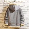 Herr ull män fleece jackor kappa streetwear långärmad ytterkläder knapp upp fluffig mode vinter plysch överrockar päls i en trendig