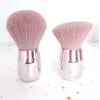 Pinceaux de maquillage brosse à poudre libre tête de champignon rose ensemble unique cheveux doux fille Blush