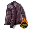 Jaqueta de couro de pele masculina jaquetas de motocicleta outono casual motociclista casacos de plutônio fino ajuste roupas masculinas