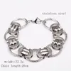 Bracelet en acier inoxydable pour Femme, Bracelets en métal, bijoux à la mode, accessoires d'été, vente en gros, 2023, 230926