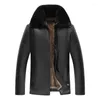 Men's Fur 2023 Biker Jacket For Men Jackets Clothing Leather Faux Coat