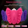 Vibrators Sex Invisible Vibrating Panties Vaginal Clitoris Silicone Butterfly Wearable G Spot Adult Toys For Women 230925