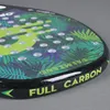 Raquetes de tênis optum palmland 3k fibra de carbono superfície áspera raquete de tênis de praia com saco de capa 230925