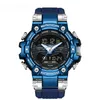 Horloges 3186 jaar trendy digitaal analoog display TPU-band Waterdicht bestendig Mode Sport Heren Coole horloges