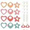 Acrylic Plastic Lucite Pandahall Diy Dangle Earings Making Set With Star Heart Pendant Charms Earring Hooks Jump Rings For Jewelry Sup Dhgsk