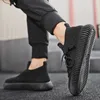 Klädskor fujeak män som går herr socke platt mode casual plus size zapatillas tennis slipon loafers 230925