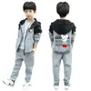 Kleidung Sets Jungen Frühling Herbst Cartoon Hoodie Jacken Hosen Sport Kinder Kleidung Kinder Trainingsanzug Teen 4 6 8 10 12 Jahre 230926