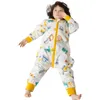 Sacos de dormir Happytobias Verão Bebê Sacos de Dormir Manga Longa Destacável Split Leg Sono Meninos Meninas Sack Sleepers Crianças Pijama S16 230926