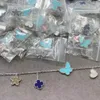 marchio di lusso trifoglio braccialetti firmati gioielli argento pietra blu farfalla amore cuore stella fiori braccialetto braccialetto in edizione limitata regalo di natale di san valentino