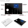 Alarm Systems G54 Tuya WiFi 4G Home Burglar Alarm System RFID Card TFT Touch Keyboard 11 Languages ​​Smart Life App 433MHz Wireless Sensor YQ230927