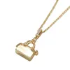 Naszyjnik projektant biżuterii luksusowe wisiorki modowe prezent Rose złoto platynowy niedźwiedź torba zamek Diamentowe wisiorki dla kobiet długie C275O