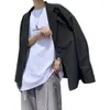 2023 Casual Suit Jacket Male Korean Trend Spring Thin Handsome Men Autumn Suit Elegant Uniform High Street Harajuku Men Clothing