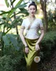 エスニック服タイの衣装女性のための伝統的なトップスブラウス長いスカートスタイル南東アジアの服タイダイドレス