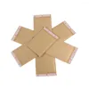 Storage Bags Natural Kraft Paper Bubble Envelopes Mailers Padded Envelope With Mailing Bag For Gift Packaging 50pcs/lot