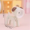 Veilleuses créatives LED Mini Protection des yeux lumière dessin animé animal de compagnie chien cerf pliable petite lampe de table chambre d'enfants chevet chambre décor Holi