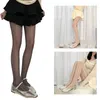 Mulheres meias femininas verão primavera de meia -calça fina de calé vintage estilo floral