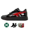 Men Women Casual Shoes Sta Low Designer Sneaker Nigo Apes Comics Shark Black White Grey Pink Suede Green White ABC Color Camo Blue Sneakers GAI Jogging Walking Size 45