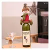Christmas Decorations Wine Bottle Cap Set Er Hanging Ornaments Hat Xmas Dinner Party Home Table Decoration Supplies Drop Delivery Ga Otiuw
