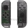 Pacotes de acessórios Nintend Switch DIY Substituição Habitação Shell Transparente Clear Black Hard Case para Nintendo Switch Console Joycon Acessórios 230925