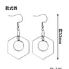 Dangle Chandelier 12Mm Inner Size Steel Color Geometric Charm Stainless Earring Hook Base Settings For Diy Jewelry Making Drop Deliver Dhqbv