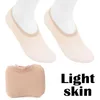 Women Socks 10pairs Summer Breathable Boat Cotton Invisible Non-slip Thin Ankle Low Cut Sock Slippers Transparent Elastic