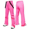 Skiing Pants Pantalons de Ski femmes épaissir coupe-vent imperméable hiver pantalons de neige Sports de plein air snowboard chaud respirant salopette 230925