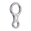 カラビナーズXinda Rock Climbing Carabine 8shape Ligging DescenderアルミニウムフィギュアBelay Device Abseiling 35kn 8リングダウンヒル機器230925