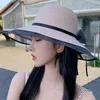Geniş Memlu Şapkalar Yaz Nefes Alabilir Büyük UV Koruma Seyahat Çiçek Tatil Plajı Kova Şapkası Koreli Tarzı Kap Bow Fisherman