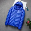 Mens Down Parkas Winter Mens Coat Light Down Jacket Huvkrage Short Youth Ultrathin Large 230925