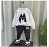 Clothing Sets Children's Sweater Set Spring and Autumn 2023 Boys' Baby Fashion Casual 2Piece Korean Version 29Y 230926