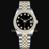 13 Star Supe vende orologi da polso di lusso da 26 mm 31 mm da donna in acciaio inossidabile DAT con diamanti e lunetta bianca perla madre con diamanti Class329K