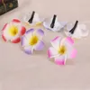 24st 2 4 tum Hawaiian Plumeria Flower Hair Clip Foam Hair Accessory for Beach Party Wedding Event Dekoration Tillbehör 12 Col208p