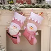 Christmas Decorations Nordic Decoration Ornaments Santa Snowman Stocking Candy Bag Tree Pendant