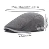 Bérets hommes chapeau plat réglable automne Sboy casquette rétro angleterre peintre casquettes décontracté Golf conduite béret chapeaux unisexe solide