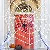 Inne imprezy imprezowe Black White Halloween Spider Giant Elasty Abbeb dla domu Haunted House Przerażające rekwizyty Horror Halloween Dekoracje 230925