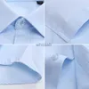 Men's Dress Shirts Mode homme pur coton affaires chemises habillées pour homme chemise à manches courtes blanc classique Social décontracté chemise ajustée S-8XL YQ230926