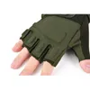 5本の指の手袋屋外の戦術手袋エアソフトスポーツグローブハーフフィンガー軍人女性戦闘
