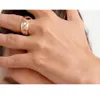2022 Paar ringen designer luxe gouden ring minnaar band sieraden 316 Titanium staal dames heren hebben klassieke mode-accessoires wedd212Z