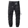 Pantaloni da uomo Pantaloni militari da uomo Pantaloni casual in cotone tinta unita Pantaloni cargo da uomo Pantaloni da trekking da viaggio all'aperto Pantaloni da lavoro multitasche J230926