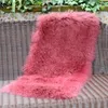 Coperte CX-D-24K Morbido tappeto di pelle di pecora Fodera per sedia Tappetino per camera da letto Tappeto caldo peloso Sedile in pelliccia Tappeti Coperta
