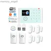 Alarm systems Home Anti-theft 433MHz Wifi Home Security Alarm System Wireless GSM Alarm Intrusion For Tuya SmartLife APP Home Alarm YQ230926