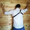 Belts 2023 High Quality Leather Harness Sexy Mens Belt Chest Adjustable Shoulder Body Bondage Suspenders Casual Men