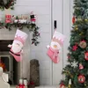 Christmas Decorations Nordic Decoration Ornaments Santa Snowman Stocking Candy Bag Tree Pendant